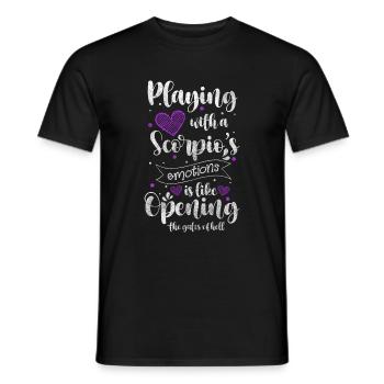 Horoscope Birth - Men's T-Shirt - black - Front - AI Model Male 178 light (178cm)