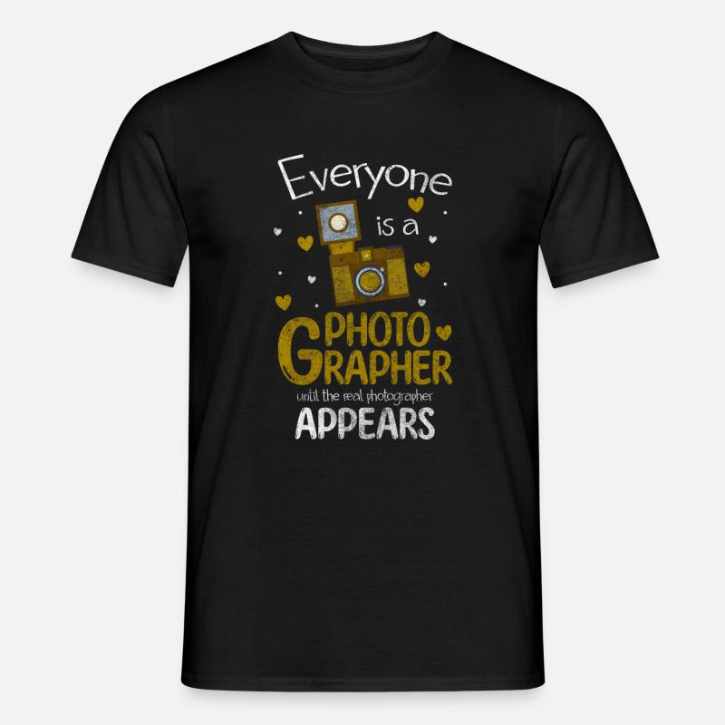 Fotograf Bild Bilder - Männer T-Shirt - Schwarz