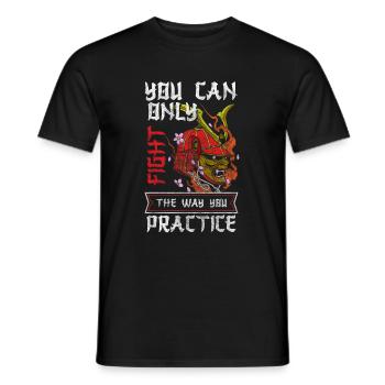 Japon Aikido Katana - T-shirt homme - noir - Devant - AI Model Male 178 light (178cm)