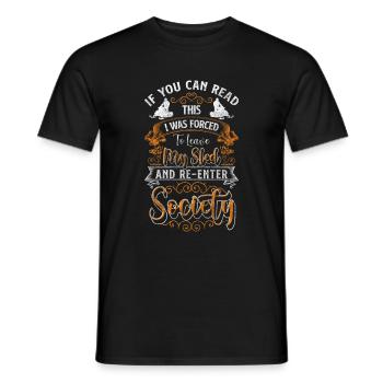 Rodeln Schnee Piste - Männer T-Shirt - Schwarz - Vorne - AI Model Male 178 light (178cm)