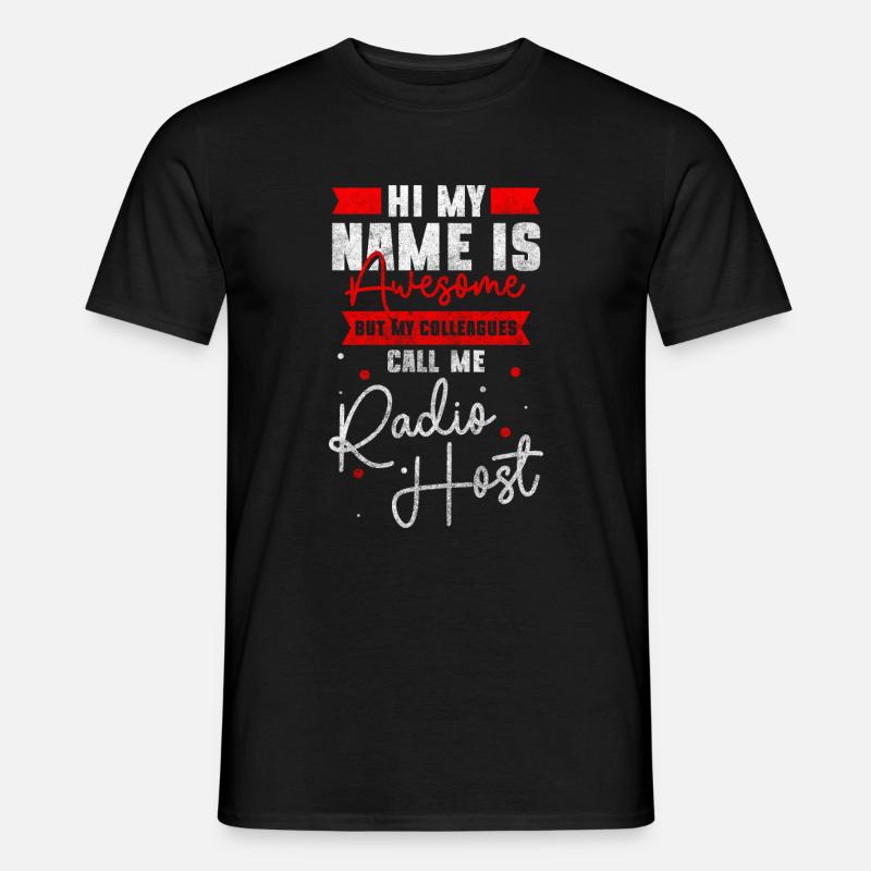 Presenter Show Wave Speaker - Men's T-Shirt - black