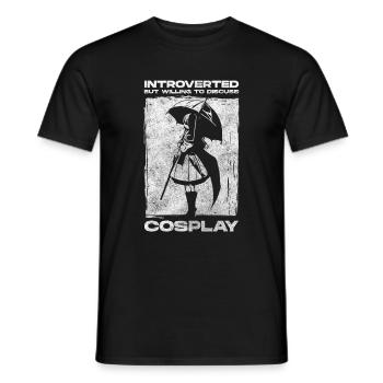 Costume Masque Passion Bande dessinée - T-shirt homme - noir - Devant - AI Model Male 178 light (178cm)