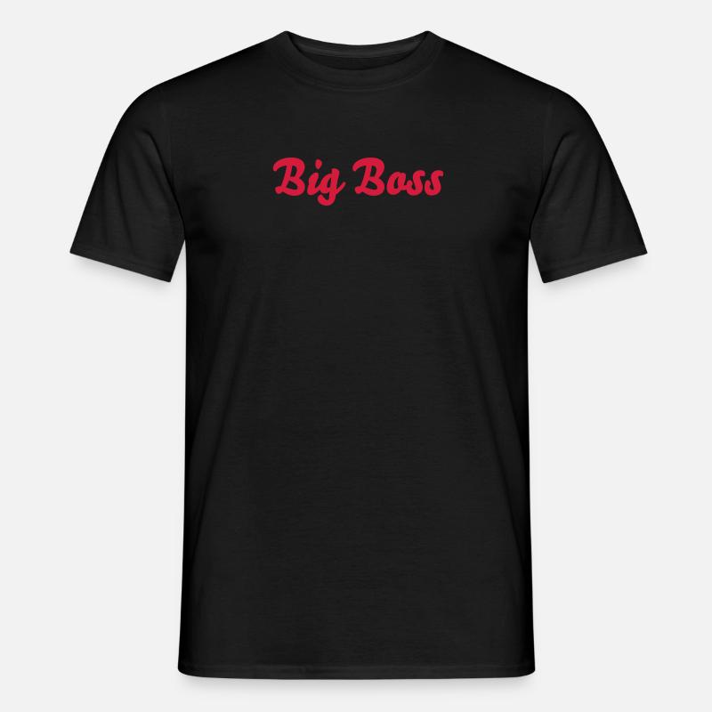 Big Boss - Männer T-Shirt - Schwarz