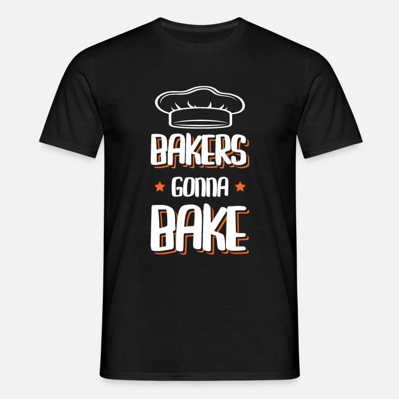 Baking Baker - Men's T-Shirt - black