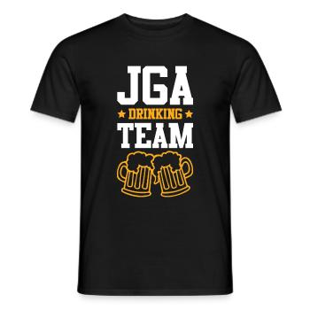 Jga Junggesellen Drinking Team - Männer T-Shirt - Schwarz - Vorne - AI Model Male 178 light (178cm)
