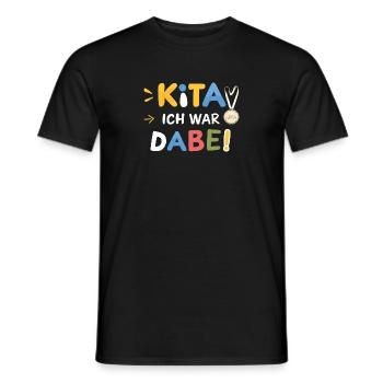 Kita Abschiedsgeschenk Kinder: Abgänger Schulkind - Männer T-Shirt - Schwarz - Vorne - AI Model Male 178 light (178cm)