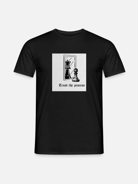 Trust the process - Männer T-Shirt - Schwarz