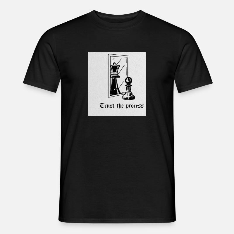 Trust the process - Männer T-Shirt - Schwarz