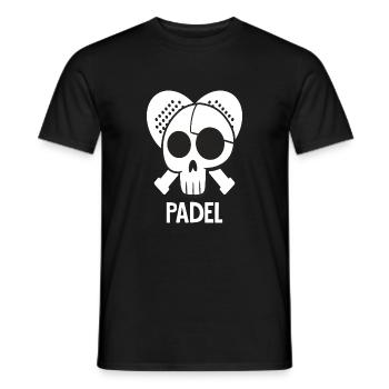 Padel Padelspieler Padeltennis Paddle Padeltrainer - Männer T-Shirt - Schwarz - Vorne - AI Model Male 178 light (178cm)