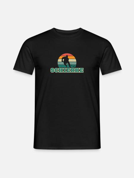 Schierke, meine Stadt! - Männer T-Shirt - Schwarz