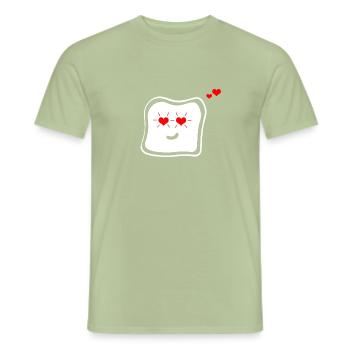 Sandwich - Männer T-Shirt - Sage - Vorne - AI Model Male 178 light (178cm)