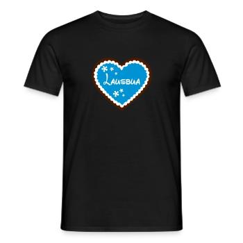 Lausbua - Männer T-Shirt - Schwarz - Vorne - AI Model Male 178 light (178cm)