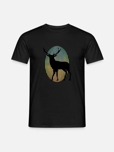 Deer - Men's T-Shirt - black