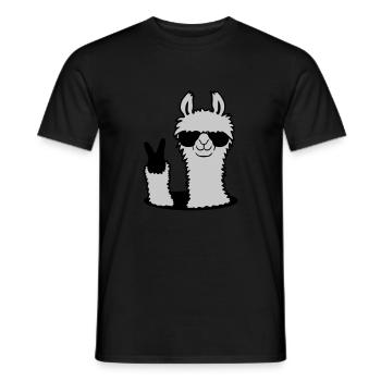 Loch No Drama Llama - T-shirt homme - noir - Devant - AI Model Male 178 light (178cm)