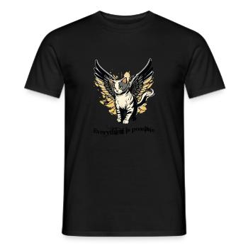 Anything is possible - Men's T-Shirt - black - Front - AI Model Male 178 light (178cm)