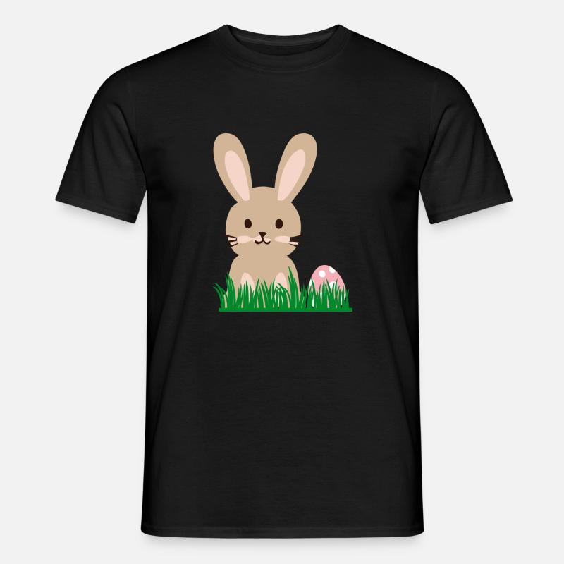 Hase - Männer T-Shirt - Schwarz