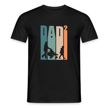 Dad Daddy Best Dad Gift - Men's T-Shirt - black - Front - AI Model Male 178 light (178cm)