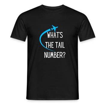 Planespotter und Luftfahrtfotografie - Männer T-Shirt - Schwarz - Vorne - AI Model Male 178 light (178cm)