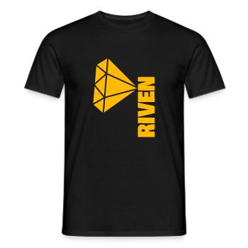 Geschenk für Riven - Männer T-Shirt - Schwarz - Vorne - AI Model Male 178 light (178cm)