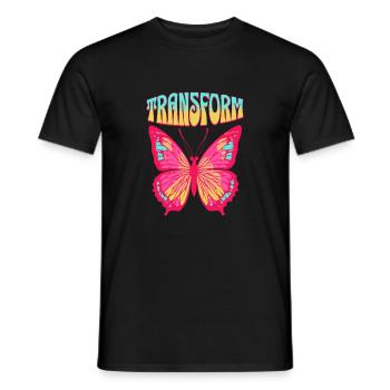 Metamorphose - Männer T-Shirt - Schwarz - Vorne - AI Model Male 178 light (178cm)