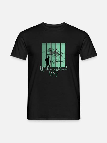 West Highland Way Schottland Edinburgh Loch Ness - Männer T-Shirt - Schwarz