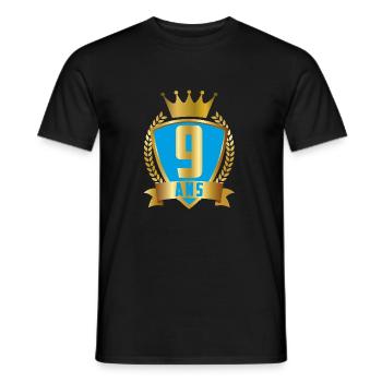 9ANS BLEU - T-shirt homme - noir - Devant - AI Model Male 178 light (178cm)