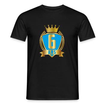 6ANS BLEU - T-shirt homme - noir - Devant - AI Model Male 178 light (178cm)