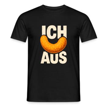 Lustiger Spruch Humor Ich Flip Aus Geschenkidee - Männer T-Shirt - Schwarz - Vorne - AI Model Male 178 light (178cm)