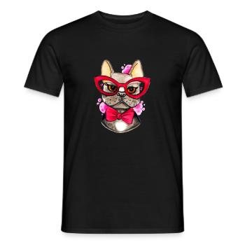 Bully Lieschen - Männer T-Shirt - Schwarz - Vorne - AI Model Male 178 light (178cm)