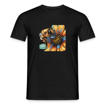 Nectar Greed - Men's T-Shirt - black - Front - AI Model Male 178 light (178cm)