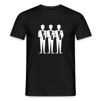 Bachelor Party Crew Bachelor Party - Men's T-Shirt - black - Front - AI Model Male 178 light (178cm)