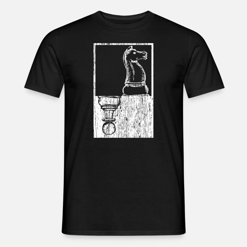 Schach - Männer T-Shirt - Schwarz