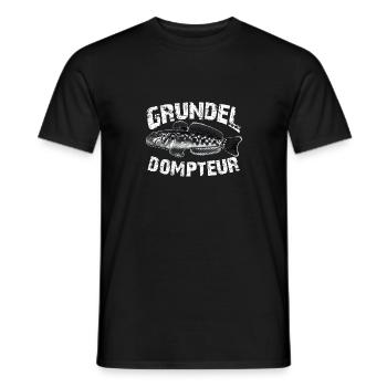 Grundeln fischen angeln - Männer T-Shirt - Schwarz - Vorne - AI Model Male 178 light (178cm)
