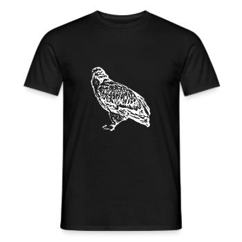 Faucons Oiseaux Oiseaux - T-shirt homme - noir - Devant - AI Model Male 178 light (178cm)