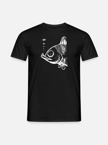 Laatste Nest BadBarsch - Vissen, Vissers Cadeau - T-shirt herr - svart