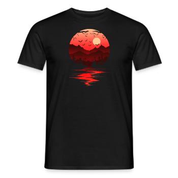 Bloody Moon - Men's T-Shirt - black - Front - AI Model Male 178 light (178cm)