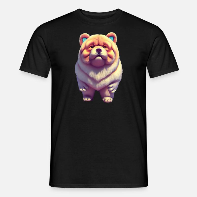 Chow Chow Hund - Chow Chow - Männer T-Shirt - Schwarz