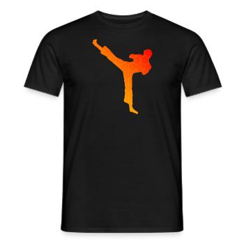 Kickboxing Femmes Boxe Boxe Kickboxing Kickboxing - T-shirt homme - noir - Devant - AI Model Male 178 light (178cm)
