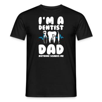 Dentist Dad - Männer T-Shirt - Schwarz - Vorne - AI Model Male 178 light (178cm)