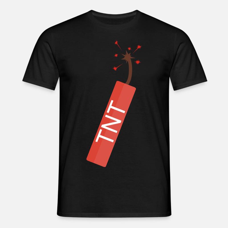 TNT Dynamite rod - T-shirt til herrer - sort