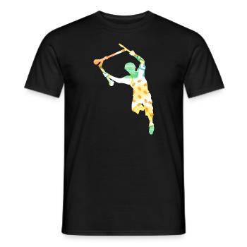 freestyle scooter - Men's T-Shirt - black - Front - AI Model Male 178 light (178cm)
