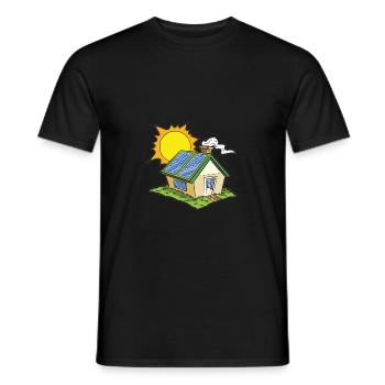 Grünes Haus - Männer T-Shirt - Schwarz - Vorne - AI Model Male 178 light (178cm)