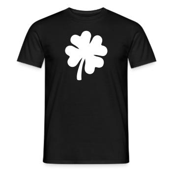 Shamrock - Men's T-Shirt - black - Front - AI Model Male 178 light (178cm)