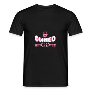Besessene Devot Sklave Domina Keuschheit Cuckold - Männer T-Shirt - Schwarz - Vorne - AI Model Male 178 light (178cm)