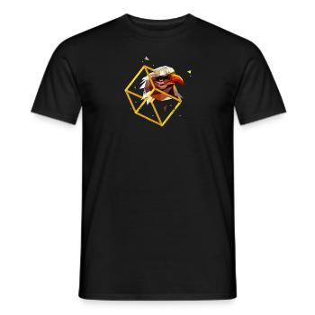 TÊTE D’AIGLE TÊTE D’AIGLE 80s 90s MOTIFS NÉON CADEAU - T-shirt homme - noir - Devant - AI Model Male 178 light (178cm)