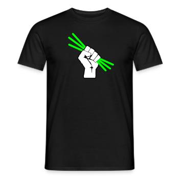 Glowstick - Party - Rave - T-shirt homme - noir - Devant - AI Model Male 178 light (178cm)