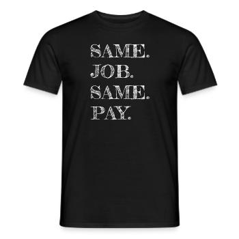 birthday present bans 8th march funny sayings fun - Männer T-Shirt - Schwarz - Vorne - AI Model Male 178 light (178cm)