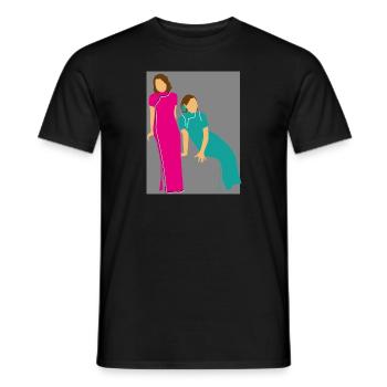 Beauty Man - Men's T-Shirt - black - Front - AI Model Male 178 light (178cm)