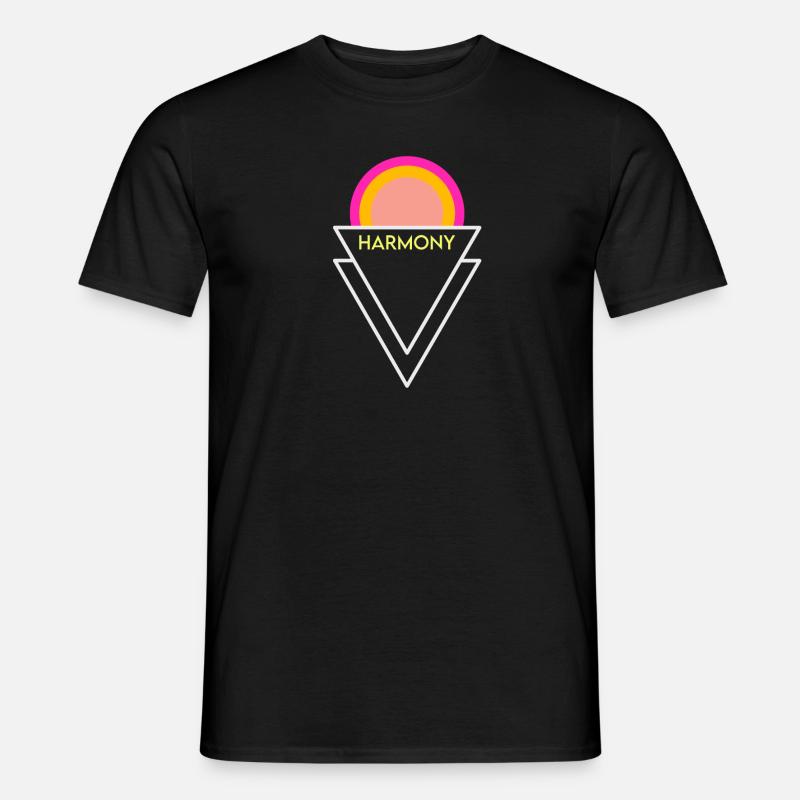 Harmony - Männer T-Shirt - Schwarz