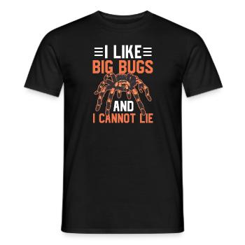 J’aime les grosses bestioles et je ne peux pas mentir - Arachnid Lover - T-shirt homme - noir - Devant - AI Model Male 178 light (178cm)